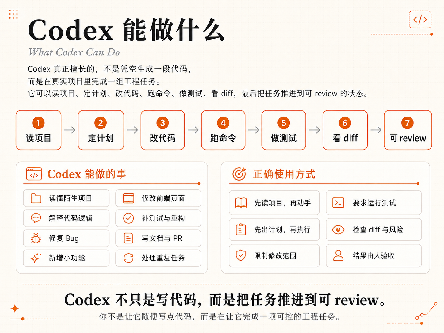 Codex能做什么的内容